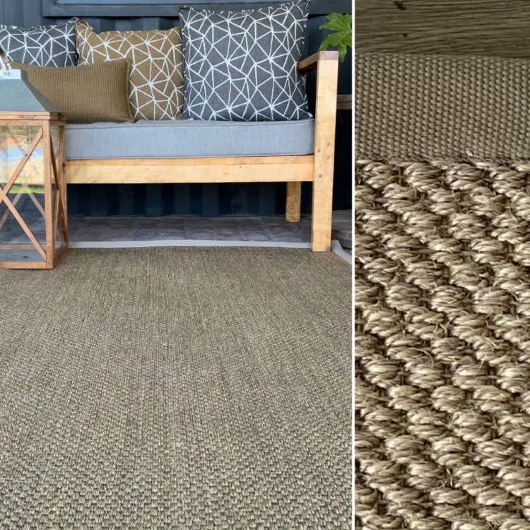 Picture of 4.00 x 1.85 Sisal Storm Cloud Rug