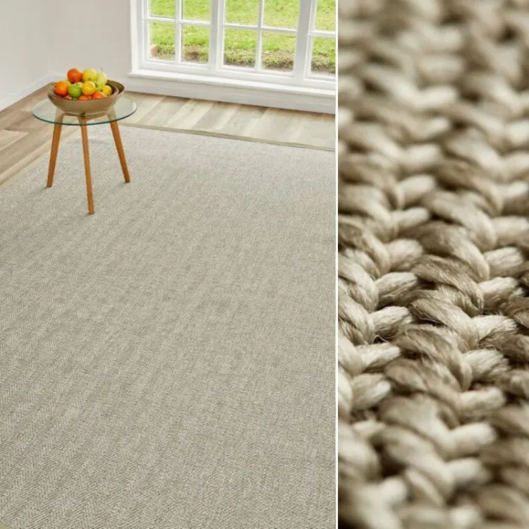 Picture of 4.00 x 2.35 Natural Look Weave Silver Outdoor Rug