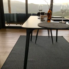 Picture of 2.09 x 2.96 Arrow Ebony Outdoor Rug