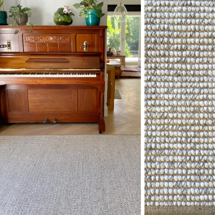 Picture of 0.80 x 3.00 Wool Highlands Medium Natural Runner
