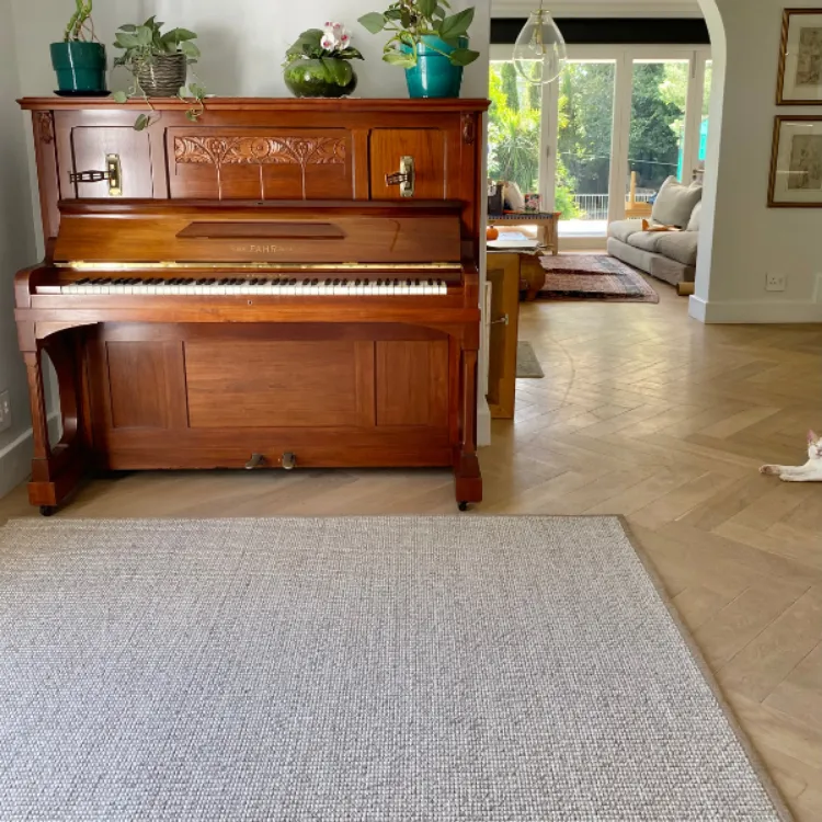 Picture of 0.80 x 3.00 Wool Highlands Medium Natural Runner