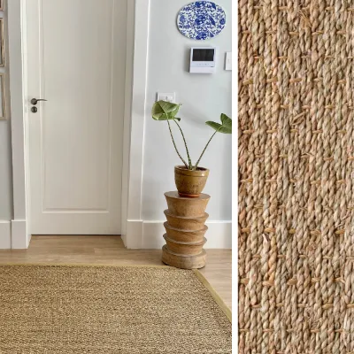 Picture of 0.84 x 3.25 Seagrass Beijing Medium Natural Runner
