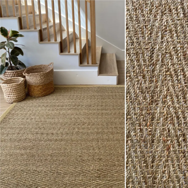 Picture of 0.90 x 6.00 Seagrass Herringbone Long Natural Runner