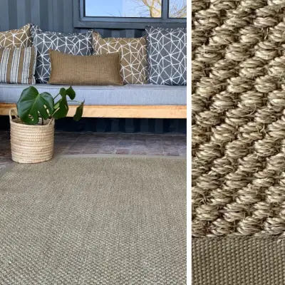 Picture of 4.00 x 2.20 Sisal Monsoon Sky Natural Rug