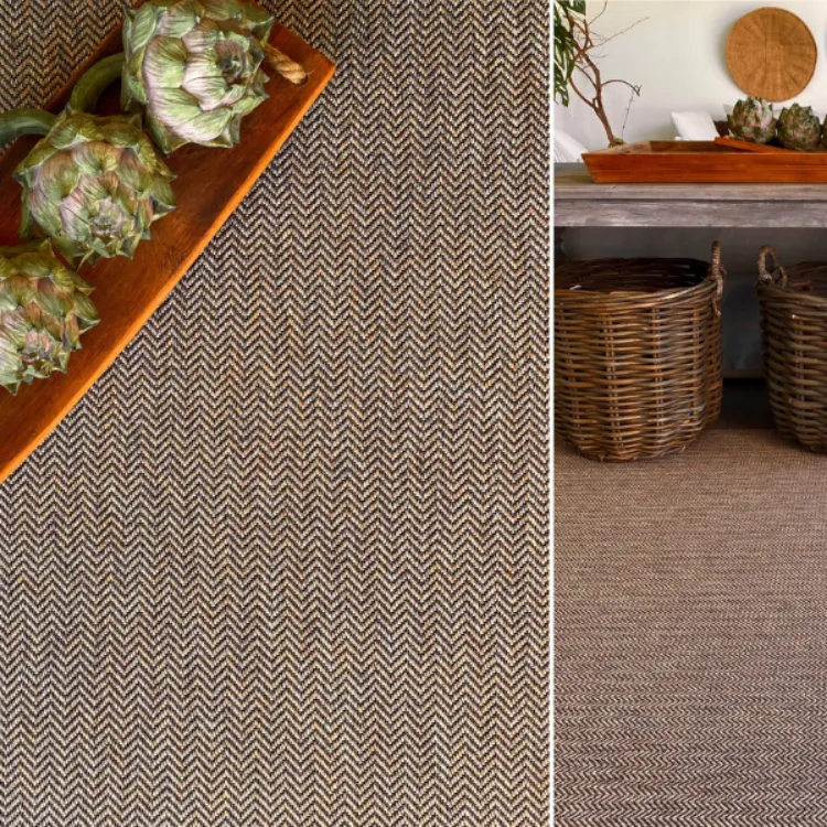 Picture of 1.60 x 2.40 Arrow Pecan Factory Shop Outdoor Rug