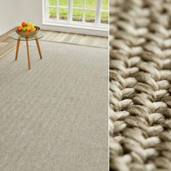 Picture of 3.00 x 1.50 Natural Look Weave Silver Factory Shop Outdoor Rug