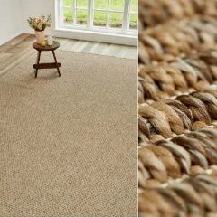 Picture of 2.60 x 1.20 Chunky Boucle Camel Factory Shop Outdoor Rug
