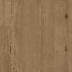 Kensington Oak laminate shown flat, a warm mid-brown oak with open knots