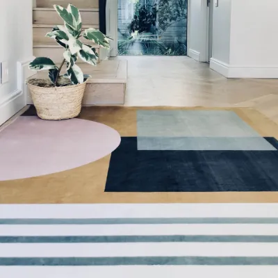 Picture of Bauhaus Blush Printed Rug