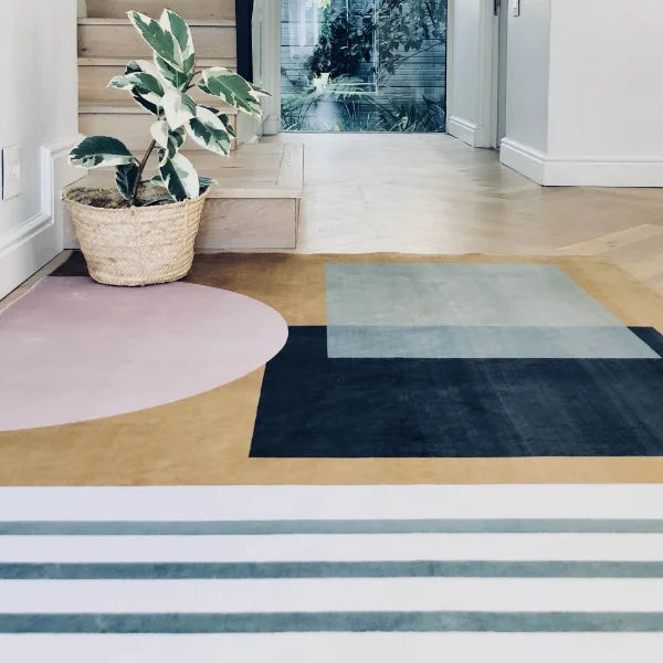 Picture of Bauhaus Blush Printed Rug