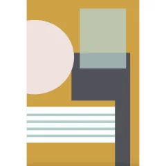 Picture of Bauhaus Blush Printed Rug