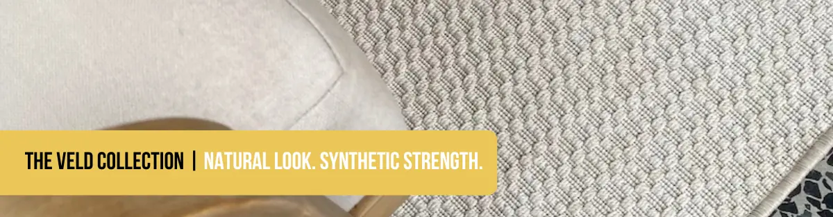 The Veld Rug collection — natural look, synthetic strength