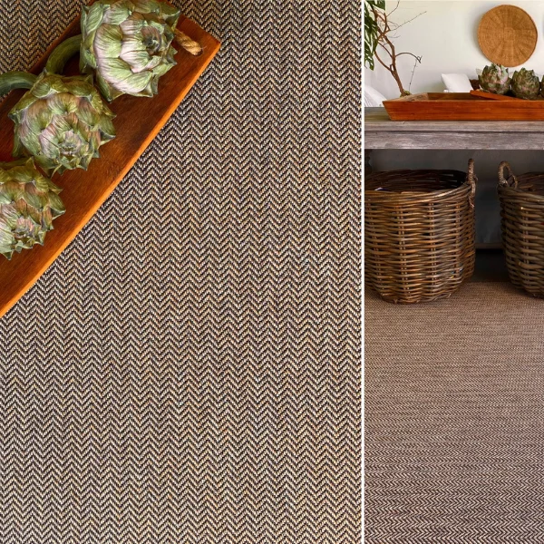 Picture of 4.00 x 1.85 Arrow Pecan Outdoor Rug