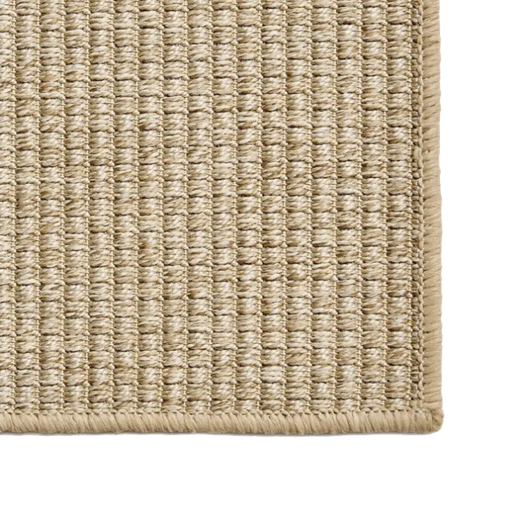 Picture of 4.00 x 1.40 Chunky Boucle Stone Outdoor Rug