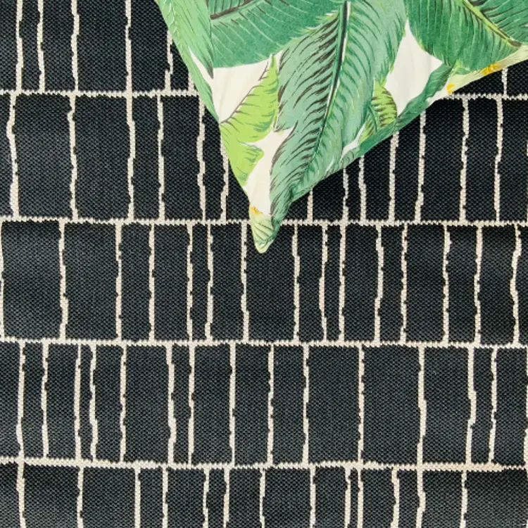 Picture of 3.96 x 1.80 Stacks Mono Outdoor Rug