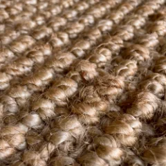 Picture of Jute Ribbed Gold Wall to Wall Carpet