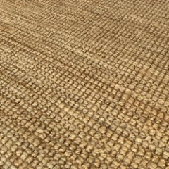 Picture of Jute Ribbed Gold Wall to Wall Carpet