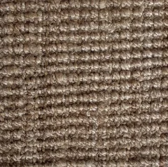 Picture of Jute Ribbed Silver Wall to Wall Carpet