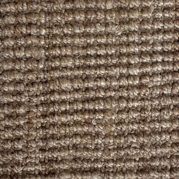 Picture of Jute Ribbed Silver Wall to Wall Carpet