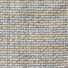 Wool Highlands wall to wall carpet shown flat, a looped wool pile in pale grey