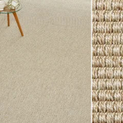 Picture of Chunky Boucle Stone Wall to Wall Carpet