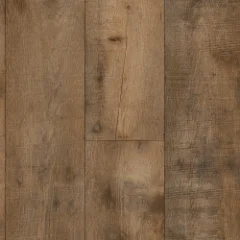 Easy Fit Canyon vinyl flooring - weathered rustic oak plank pattern shown flat