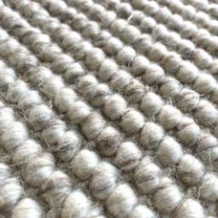 Close-up of the Wool Highlands loops, showing the chunky wool pile