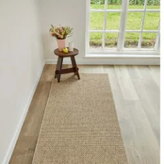 Chunky Boucle Camel Rug