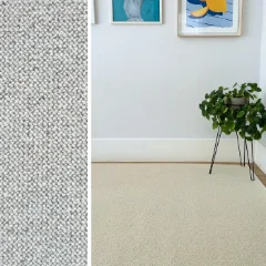 Rustique Oatmeal Wall to Wall Carpet — Oatmeal 100% wool carpet